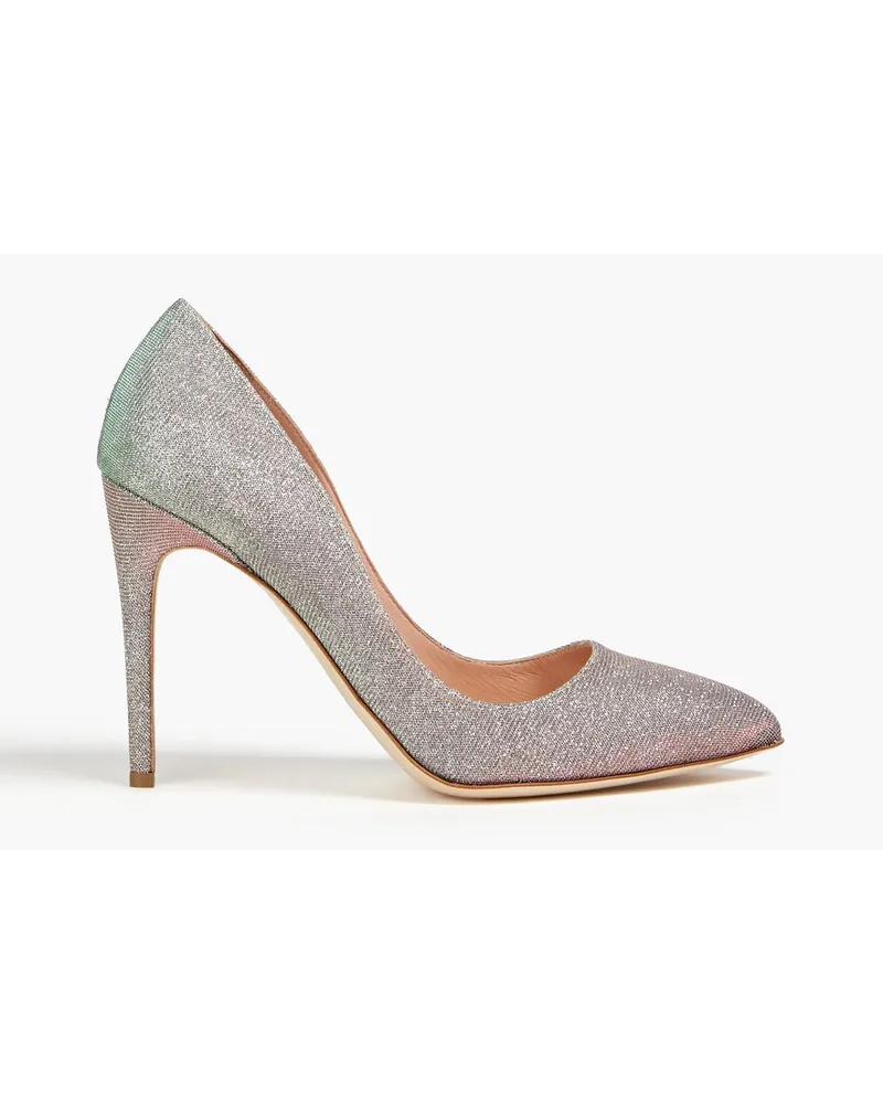 Rupert Sanderson Pumps aus Lamé Metallic