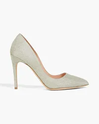 Rupert Sanderson Pumps aus Lamé Metallic