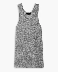 Proenza Schouler Tanktop aus geripptem Bouclé-Strick Schwarz