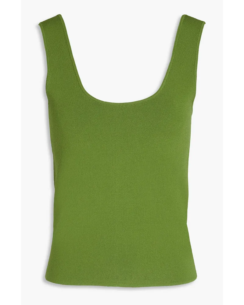 Vince Tanktop aus Stretch-Strick Grün