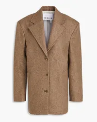 ROTATE Birger Christensen Blazer aus Filz aus einer Wollmischung Neutral