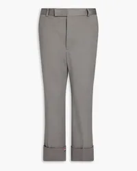 Thom Browne Hose aus Baumwoll-Twill Grau