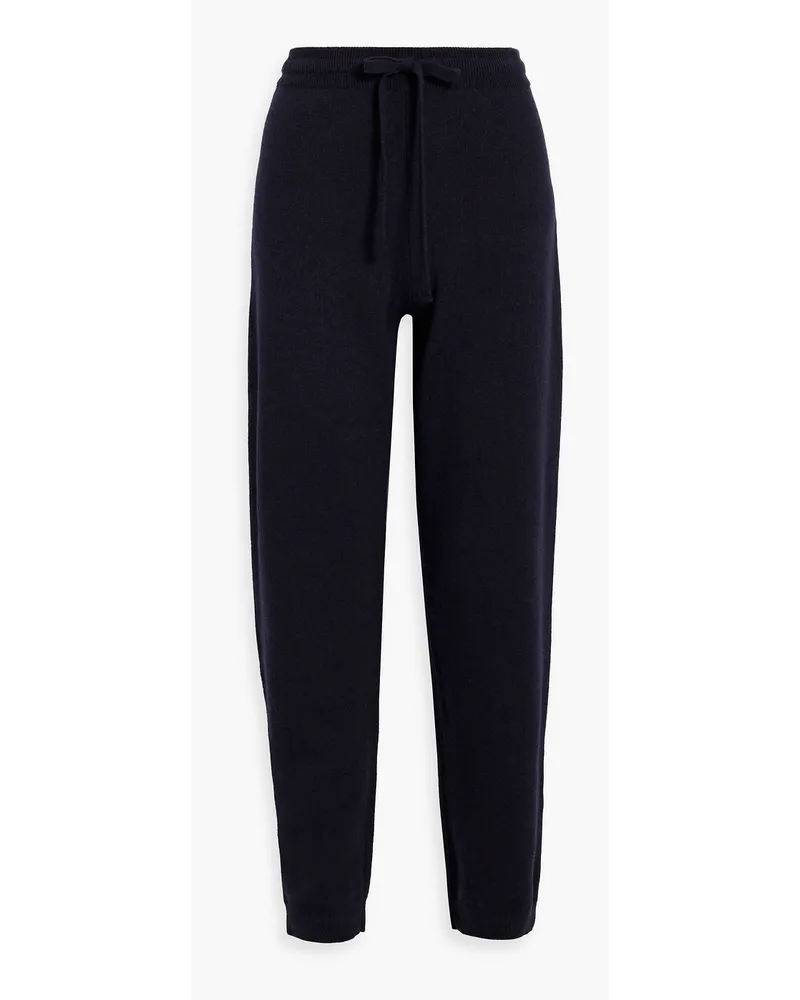 Nanushka Ylia Track Pants aus Strick Blau