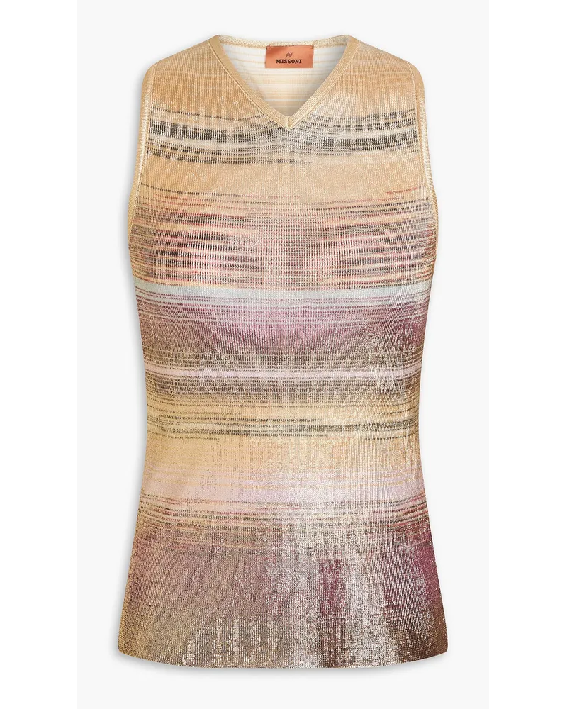 Missoni Oberteil aus -Strick Metallic