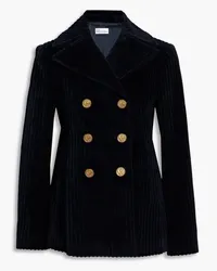 RED Valentino REDValentinoDoppelreihiger Blazer aus Baumwollcord Blau