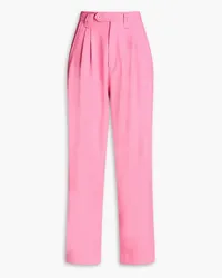 Rachel Gilbert Enrico Hose mit geradem Bein aus Crêpe Pink