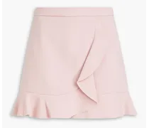 REDValentinoShorts aus Crêpe mit Rüschen inRock-Optik