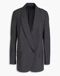 Brunello Cucinelli Blazer aus einer Wollmischung Grau