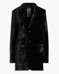 Rick Owens Blazer aus Samt Schwarz