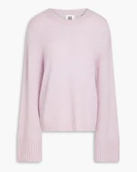 By Malene Birger Cierra Pullover aus gebürstetem Strick Lila