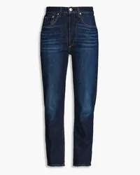 Rag & Bone Nina hoch sitzende Cropped Karottenjeans Blau