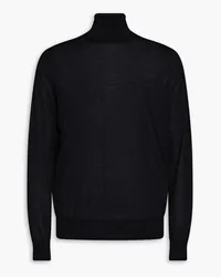 Giorgio Armani Rollkragenpullover aus Wolle Schwarz