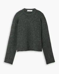 Proenza Schouler Tara melierter Strickpullover Grau