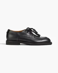 Emporio Armani Derbys aus Leder Schwarz