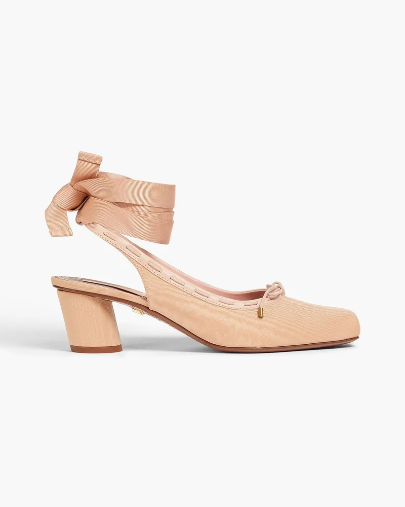 Zimmermann Chisel Toe Ballerina 45 Pumps aus Moiré Pink