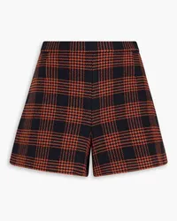 RED Valentino REDValentinoShorts aus Tweed mit Karomuster Blau