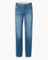 Rag & Bone Piper tief sitzende Jeans mit geradem Bein Blau