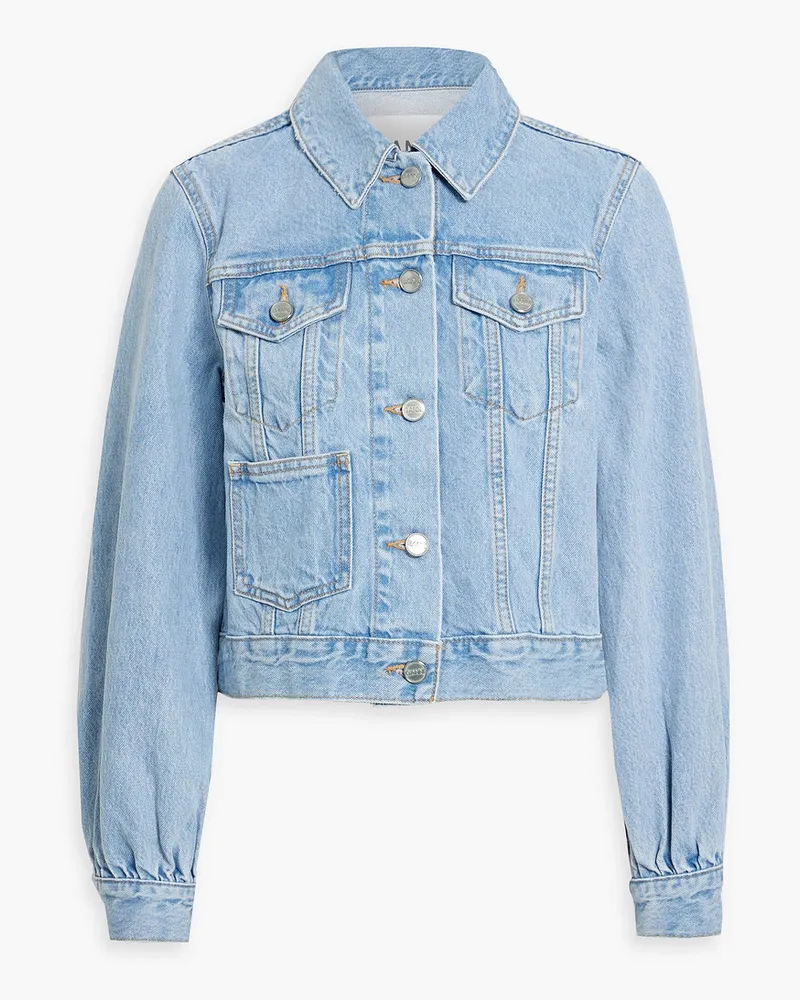 Ganni Jeansjacke Blau