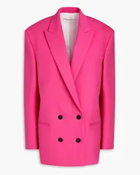 Philosophy Di Lorenzo Serafini Doppelreihiger Blazer aus Stretch-Wolle Pink