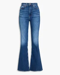 Rag & Bone Casey hoch sitzende Schlagjeans inausgewaschener Optik Blau