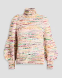 Zimmermann Rollkragenpullover aus Wolle inSpace-Dye-Optik Bunt