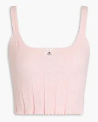 Alexander Wang Tanktop inPointelle-Strick Pink