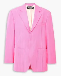 Jacquemus Blazer aus Webstoff Pink