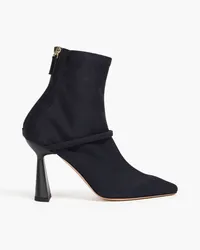 Malone Souliers Oliana 95 Ankle Boots aus Stretch-Jersey Schwarz