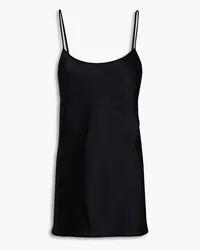 Victoria Beckham Satin-crepe camisole Blau