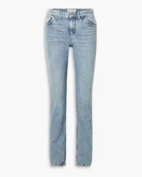 ATTICO Hoch sitzende Jeans mit geradem Bein Blau