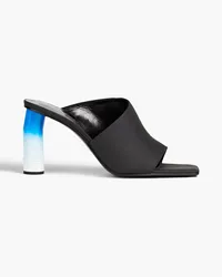 Nina Ricci Mules aus Gummi Schwarz