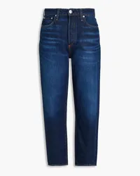 Rag & Bone Alissa hoch sitzende Cropped Karottenjeans Blau