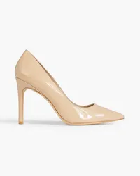 Stuart Weitzman Leigh 95 Pumps aus Lackleder Neutral