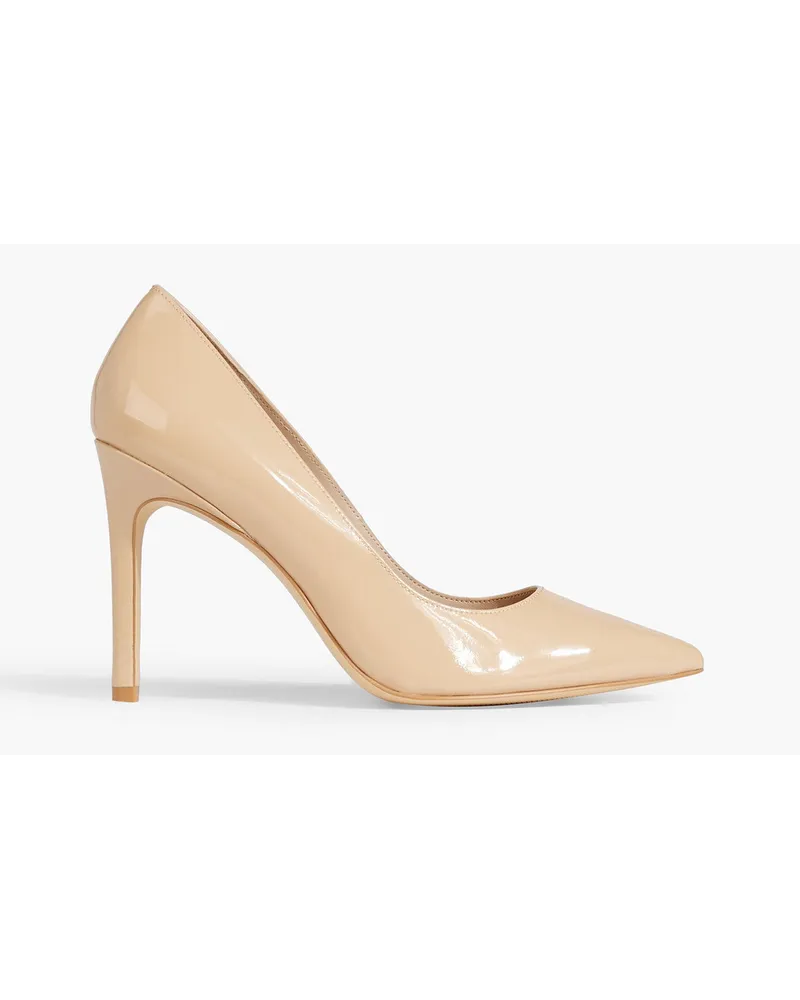 Stuart Weitzman Leigh 95 Pumps aus Lackleder Neutral