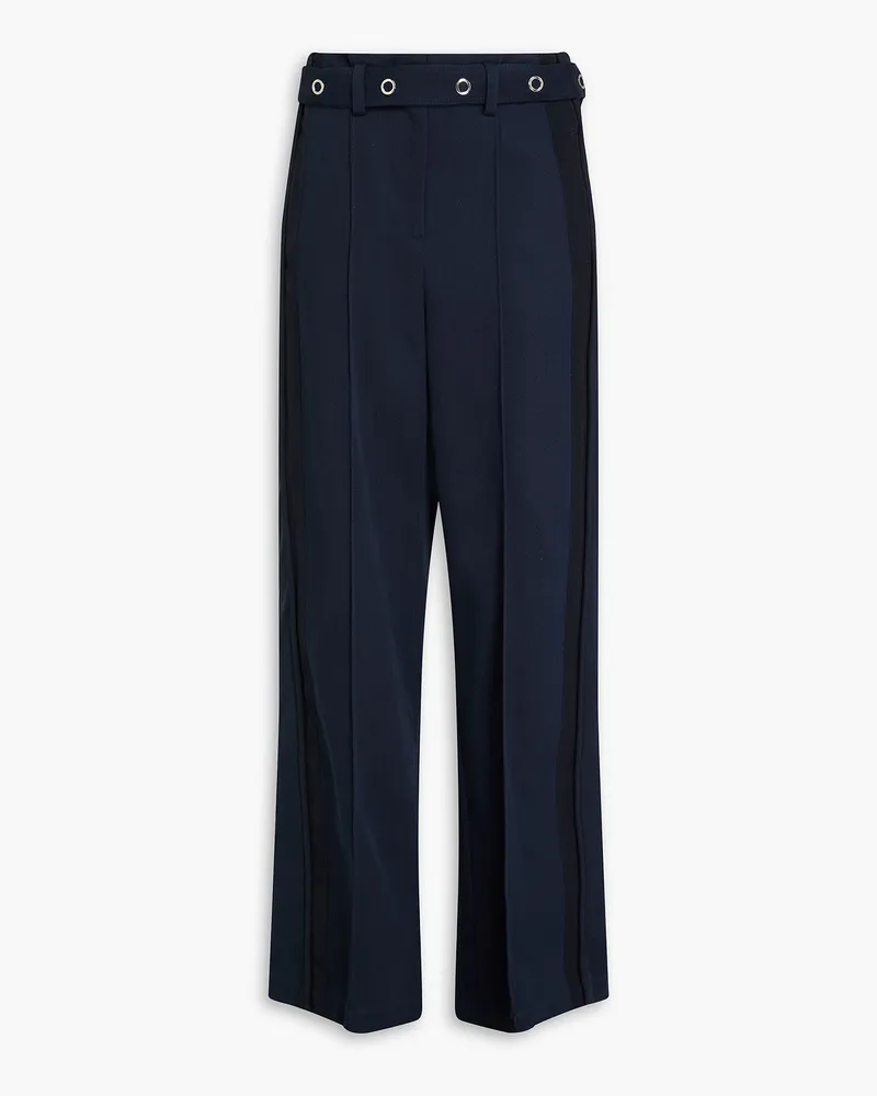 3.1 phillip lim Cotton-twill wide-leg pants Blau