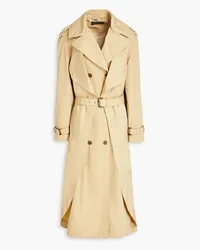 Alberta Ferretti Trenchcoat aus Shell mit Gürtel Neutral