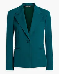 Oscar de la Renta Blazer aus Twill aus einer Wollmischung Blau