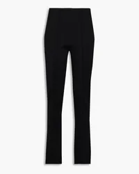 Giorgio Armani Bootcut-Hose aus Stretch-Strick Schwarz