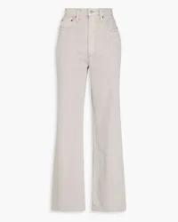 RE/DONE 70s hoch sitzende Jeans mit weitem Bein Grau