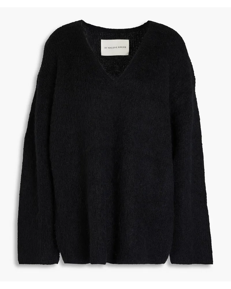 By Malene Birger Dipoma Pullover aus gebürstetem Strick Schwarz