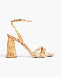 Sam Edelman Kia Sandalen aus beschichtetem Kork Neutral