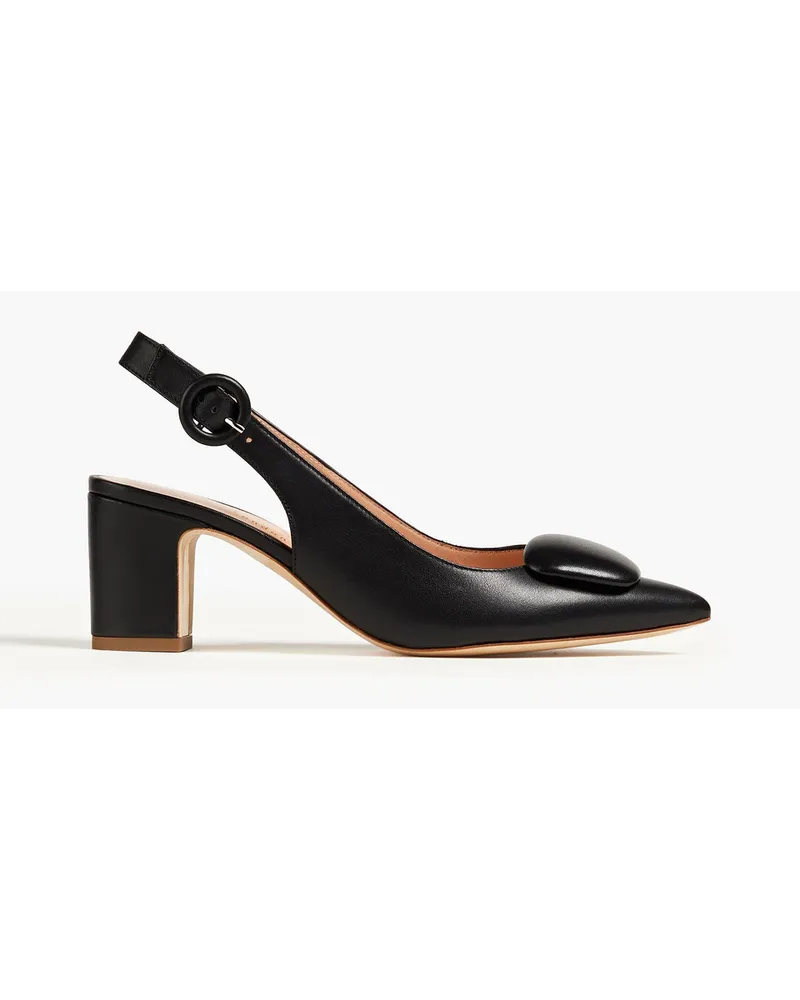 Rupert Sanderson Marina Slingback-Pumps aus Leder mit Verzierung Schwarz