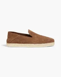 TOD'S Espadrilles aus Veloursleder Neutral