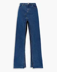 David Koma Maxi-Jeansrock Blau