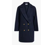 REDValentinoDoppelreihiger Mantel aus Fischgrätwoll-Tweed