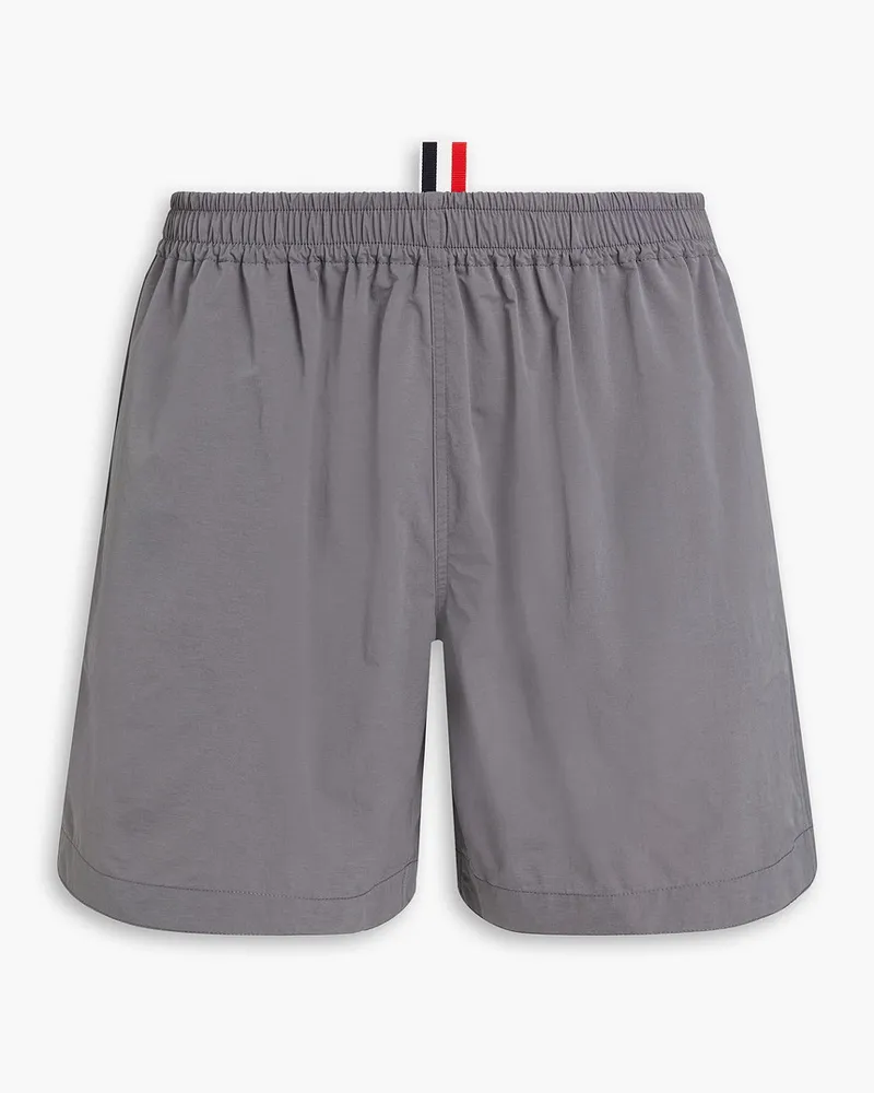 Thom Browne Shorts aus Shell Grau