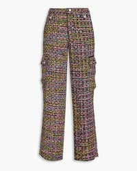 ROTATE Birger Christensen Cargohose aus Bouclé-Tweed Bunt