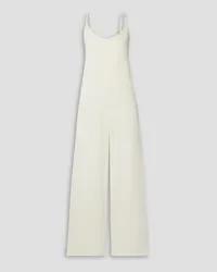 Rivet Utility Sun Goddess rückenfreier Jumpsuit aus Voile Weiß