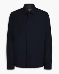 Rag & Bone Hyde Overshirt aus Ripstop aus einer Wollmischung Blau