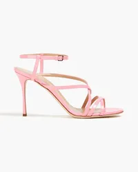 Sergio Rossi Bon Ton Sandalen aus Lackleder Pink